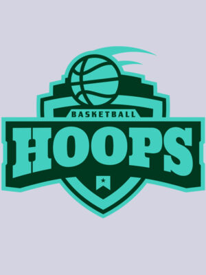 Hoops Basketball logo template 02