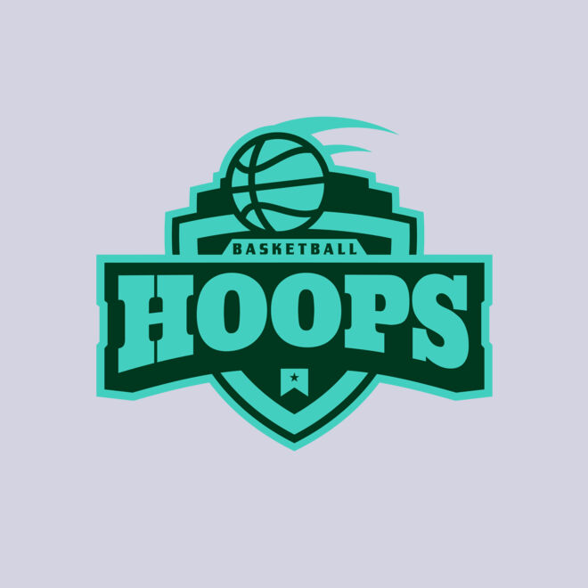 Hoops Basketball logo template 02 Thumbnail