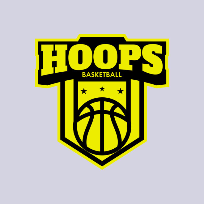 Hoops Basketball logo template 04 Thumbnail