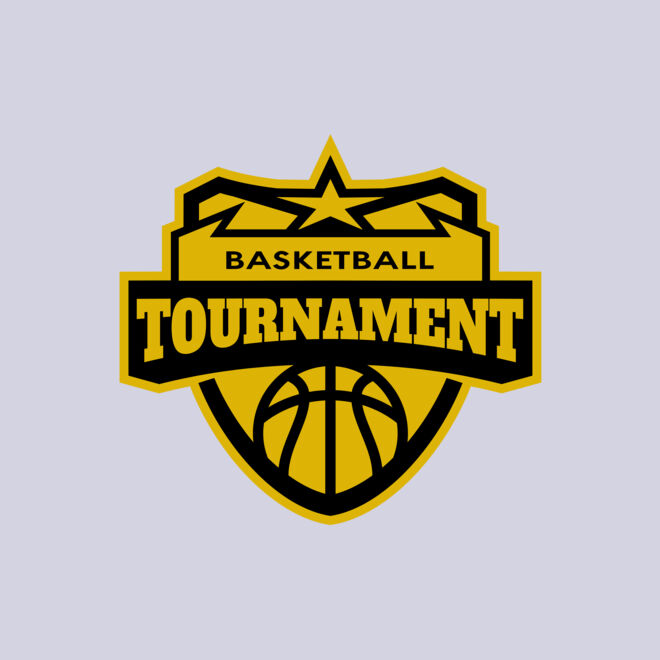 Tournament Basketball logo template 02 Thumbnail
