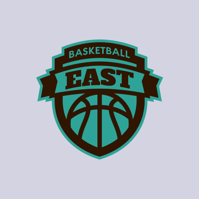 East Basketball logo template Thumbnail
