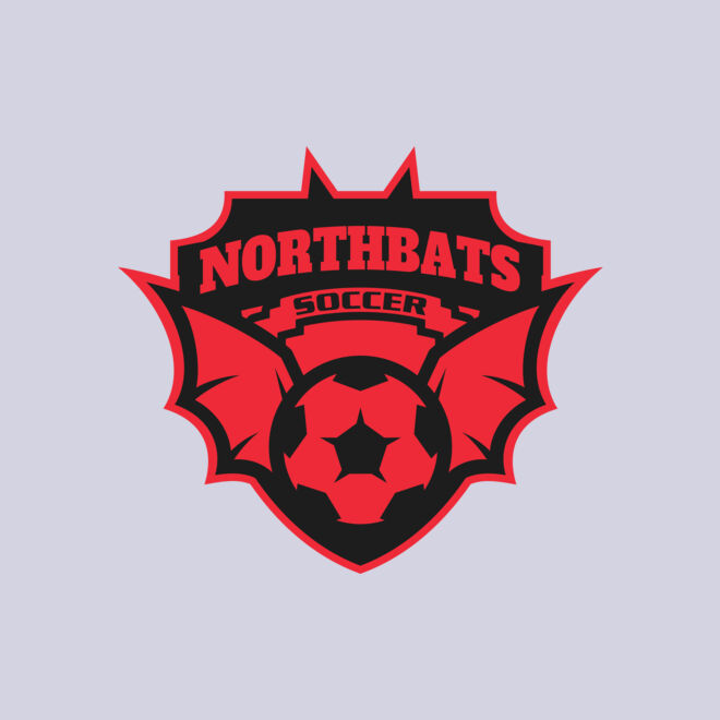 North bats Tournament Soccer logo template Thumbnail