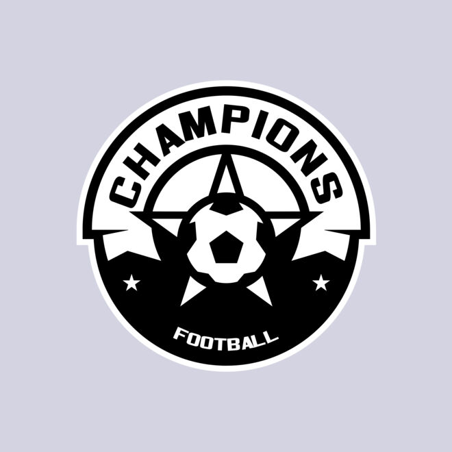 Champions Football logo template Thumbnail