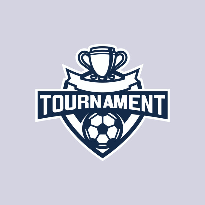 Tournament Football logo template 03 Thumbnail