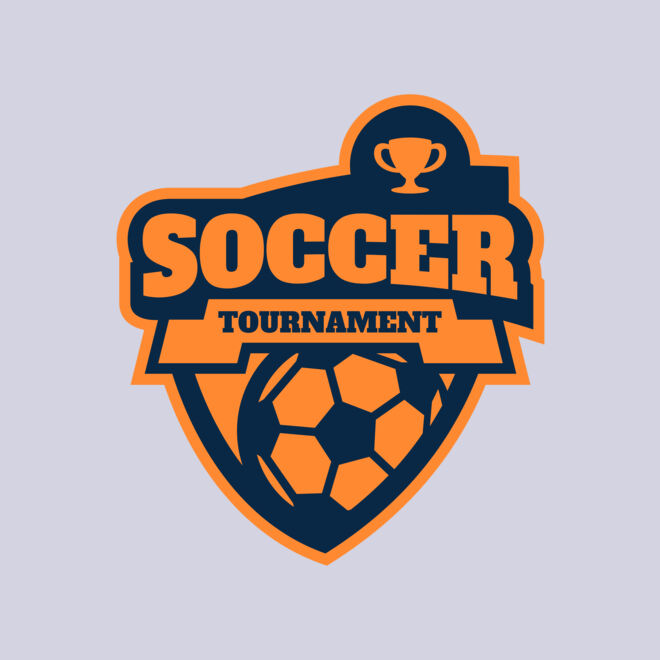 Soccer Tournament league logo template Thumbnail