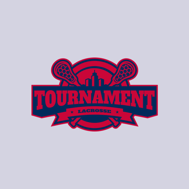 Tournament Lacrosse Logo Template Thumbnail