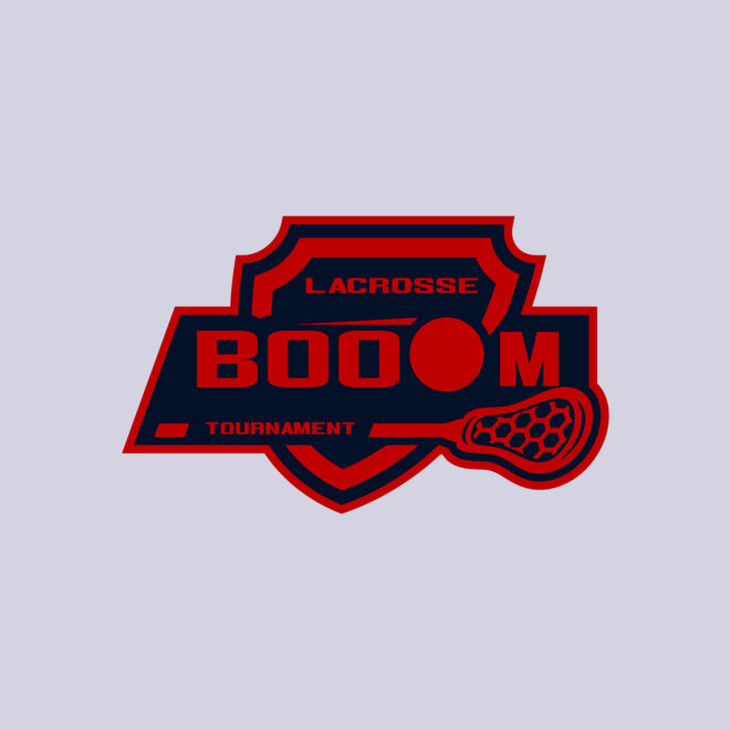 Boom Tournament Lacrosse Logo Template Thumbnail