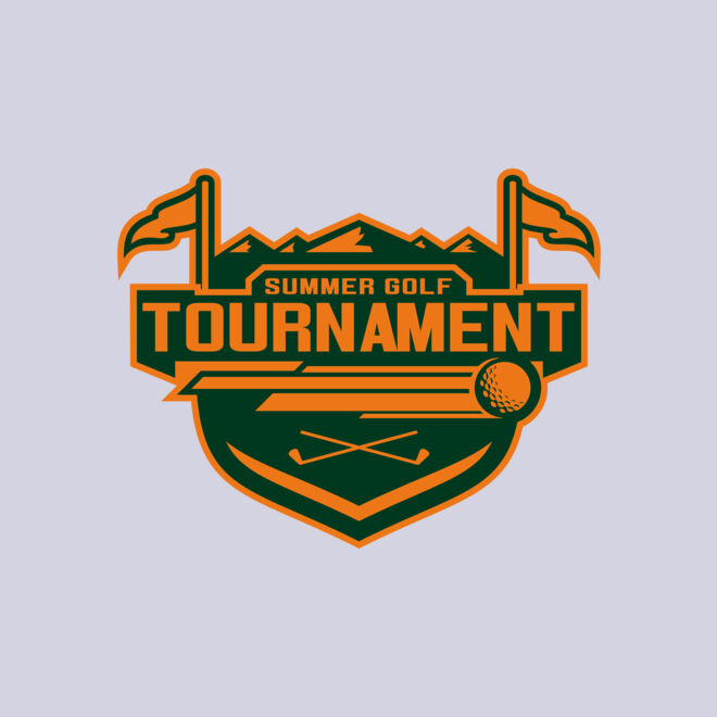 Tournament Summer golf logo template	02 Thumbnail