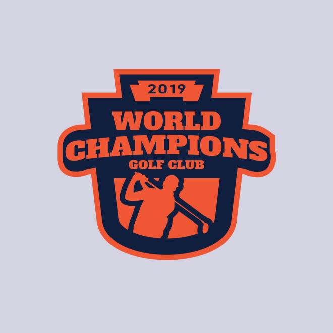 World Champions Golf club logo template Thumbnail
