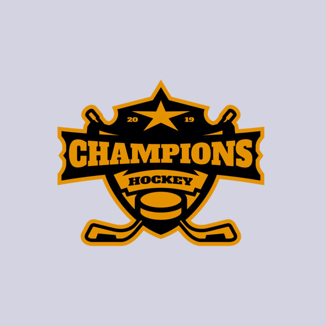 Champions Hockey logo template 02 Thumbnail