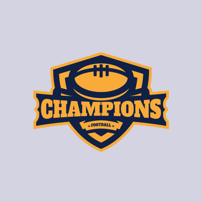 Champions Football logo template Thumbnail