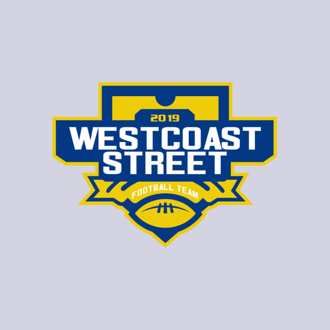 West Coast Street Football League logo template Thumbnail