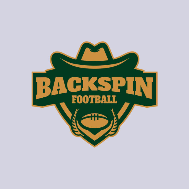Backspin Football logo template Thumbnail