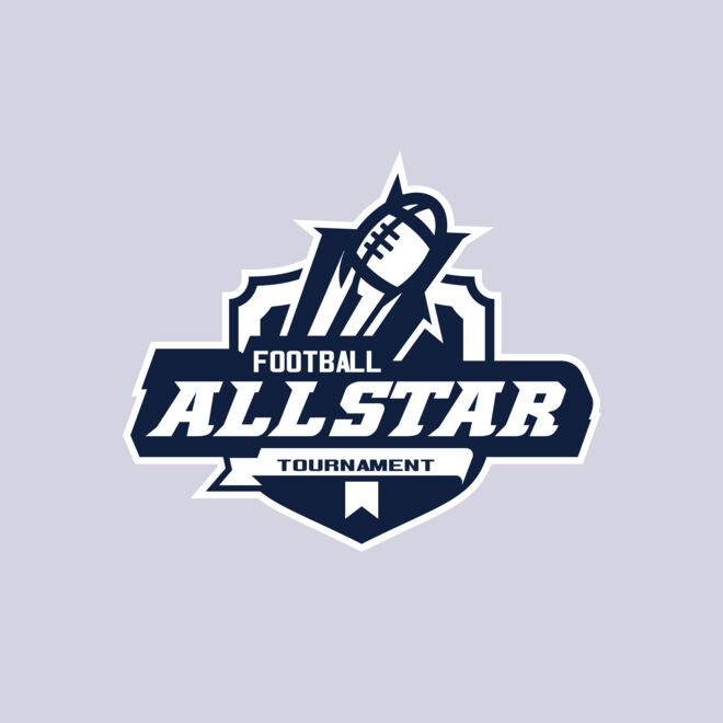 Allstar Tournament Football logo template Thumbnail