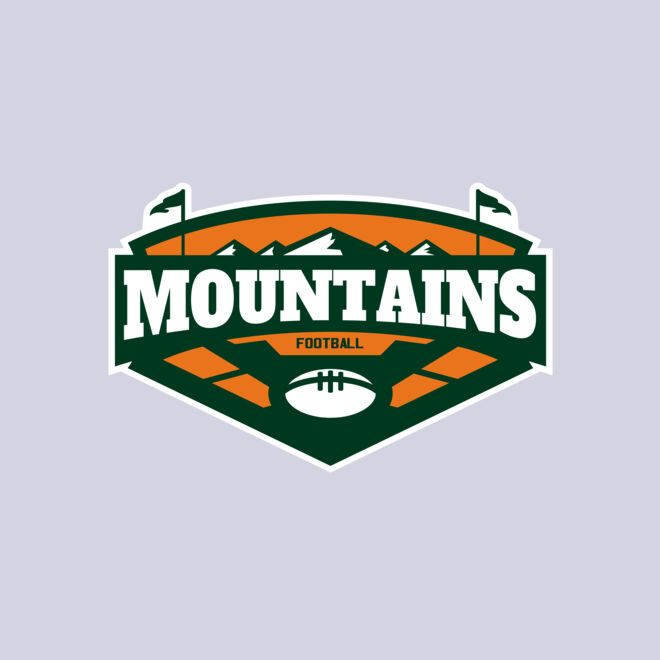 Mountains Football logo template 02 Thumbnail