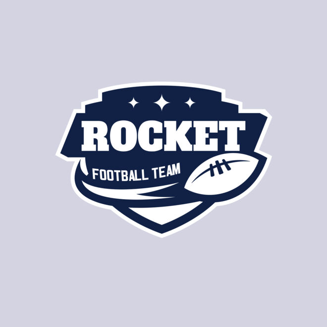 Rocket Football Team logo template Thumbnail
