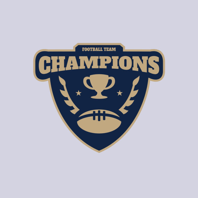 Champions Football Team logo template Thumbnail