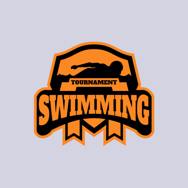 Swimming Tournament logo template 03 Thumbnail