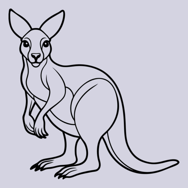 Kangaroo   Clipart 2 Thumbnail