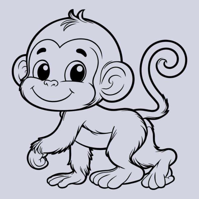 Monkey   Clipart 1 Thumbnail