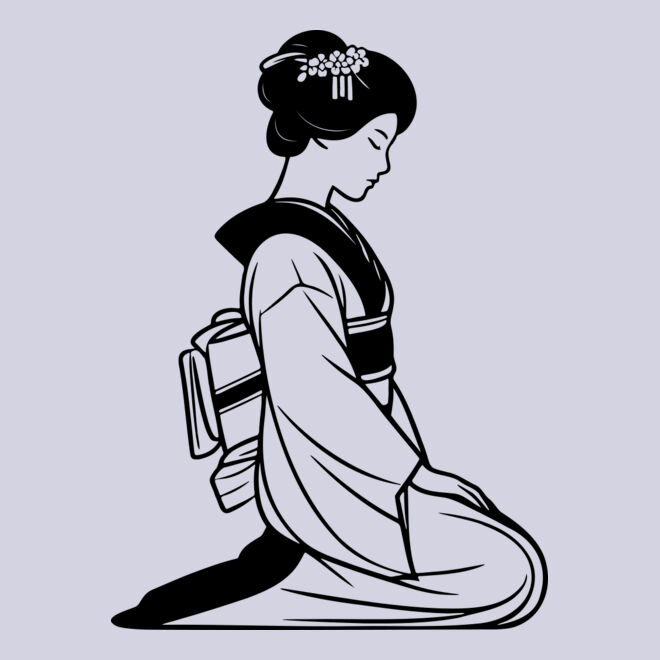 Kimono Geishas Art Thumbnail