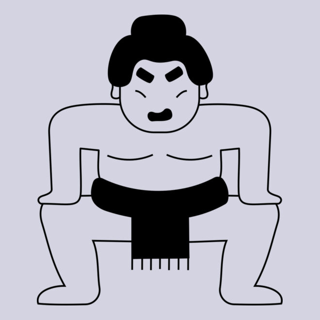 Sumo Wrestler Art Thumbnail