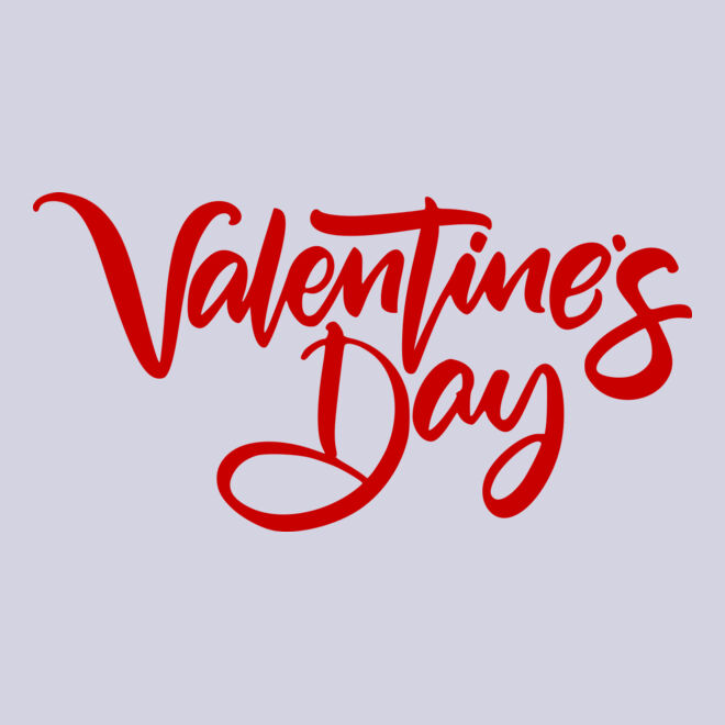 Red Valentines Day Text Thumbnail