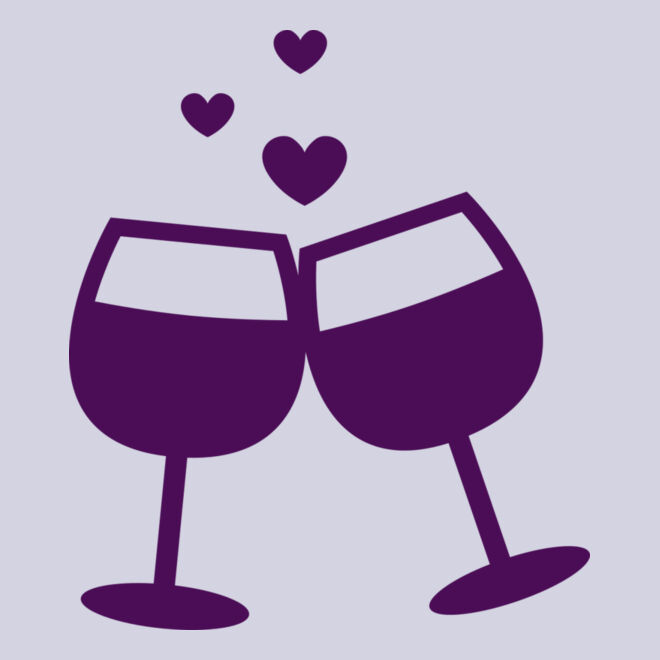 Valentines Wine Glass Thumbnail