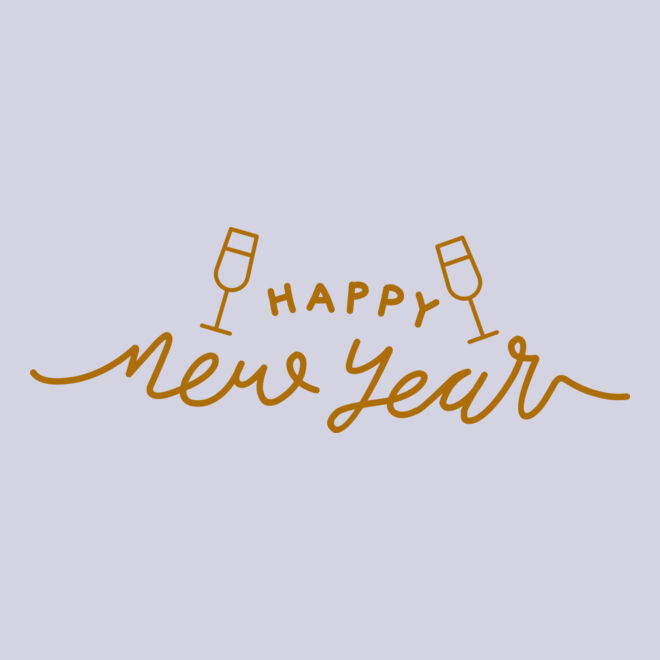 New Year and Wine Glass Thumbnail