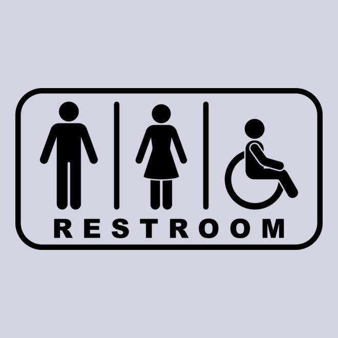 Restroom Public Sign Thumbnail
