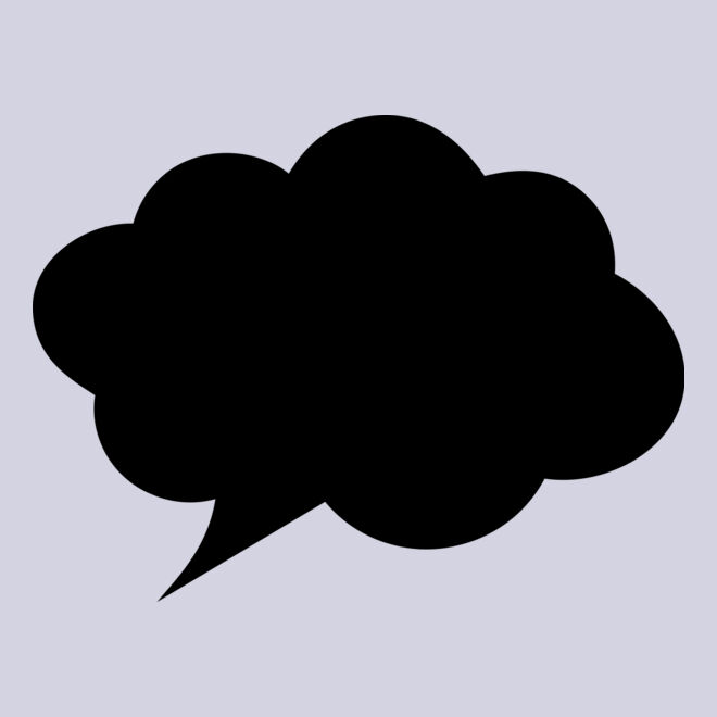 Cloud speech bubble Thumbnail