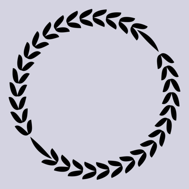 Laurel Leaf Circle Wreath Thumbnail