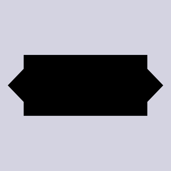 Notched Rectangle Label Thumbnail