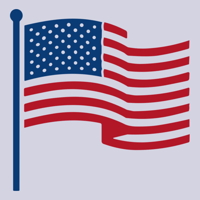 US Flag in Pole Thumbnail