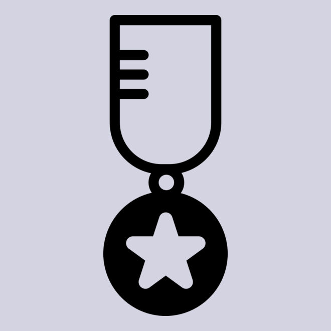 Military Medal Outline Thumbnail