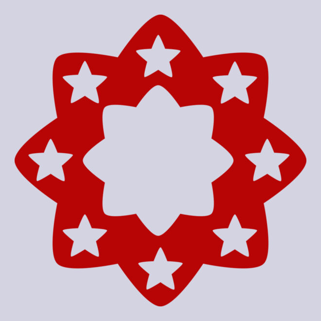 Patriotic Star Rosette Thumbnail