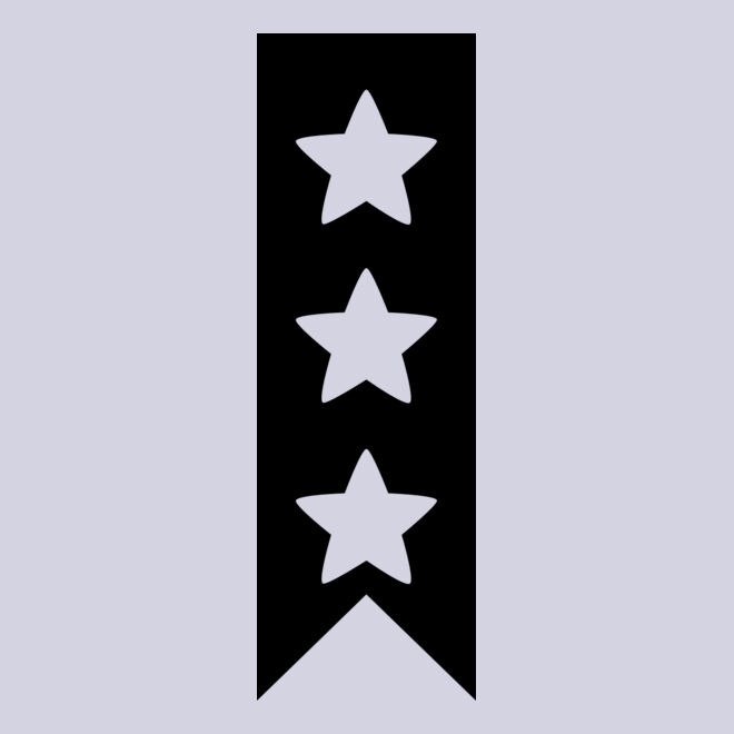 Three Star Ribbon Thumbnail