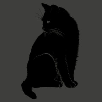 Cat Silhouette Design