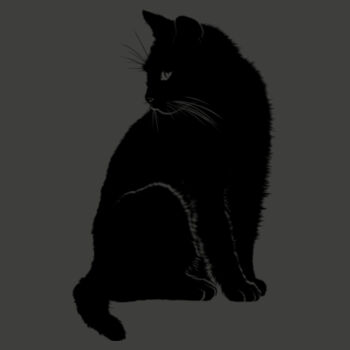Cat Silhouette Design