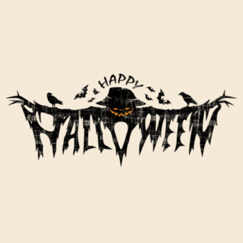 Happy Halloween Scarecrow Design