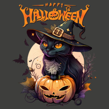 Happy Halloween Cat Design