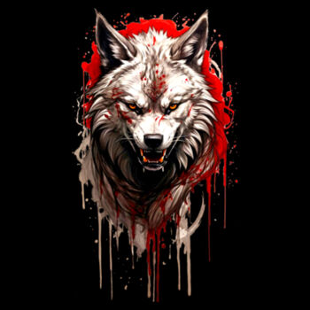 Wolf Head Paint Design