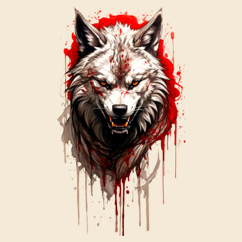 Wolf Head Paint Design