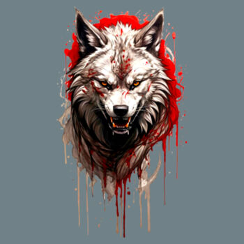 Wolf Head Paint Design