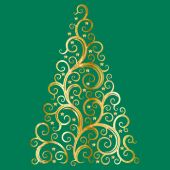Gold Christmas Tree Design