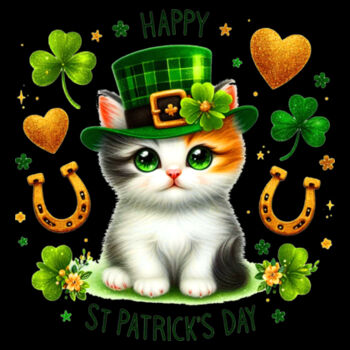 Happy Saint Patricks Day Cat Design