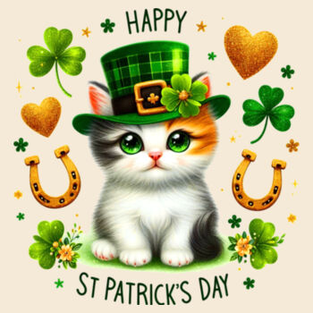 Happy Saint Patricks Day Cat Design