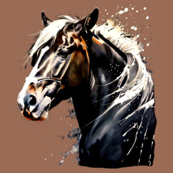 Horse Head Paint Design