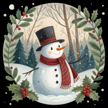 Snowman Circle Design