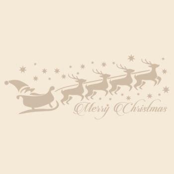 Merry Christmas Santa Sleigh Design